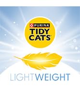 Purina Tidy Cats Low Dust, Multi Cat, Clumping Cat Litter Odor Control Formula, LightWeight Glade...