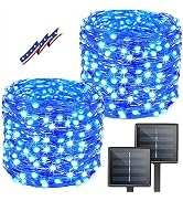 Solar String Lights Outdoor, 2-Pack Total 80FT 200 LED Solar Christmas Twinkle Lights Outside Wat...