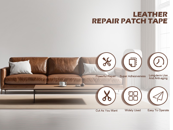 Leather sofa repair patch