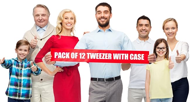 12 pack tweezer with case