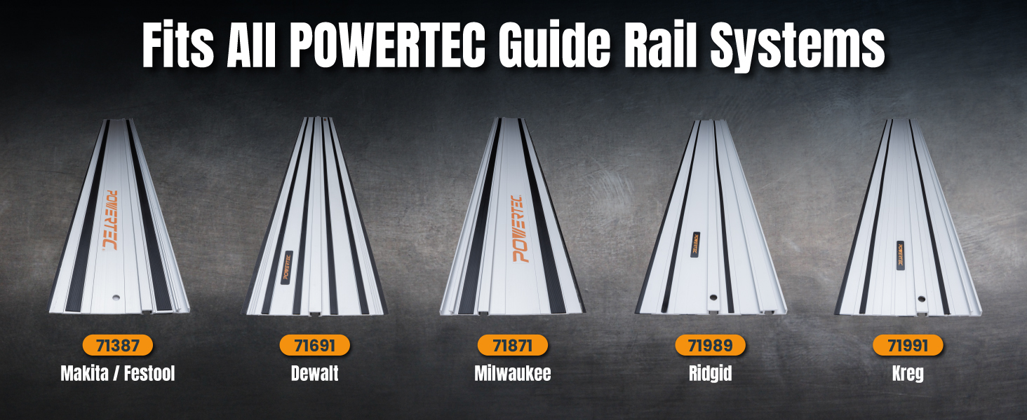 70165 Splinter Guard Replacement Guide Rails Makita Festool Dewalt Milwaukee