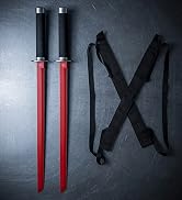 Snake Eye Tactical Dual Twin Ninja Sword with Dual Shoulder Sheath Each Blade