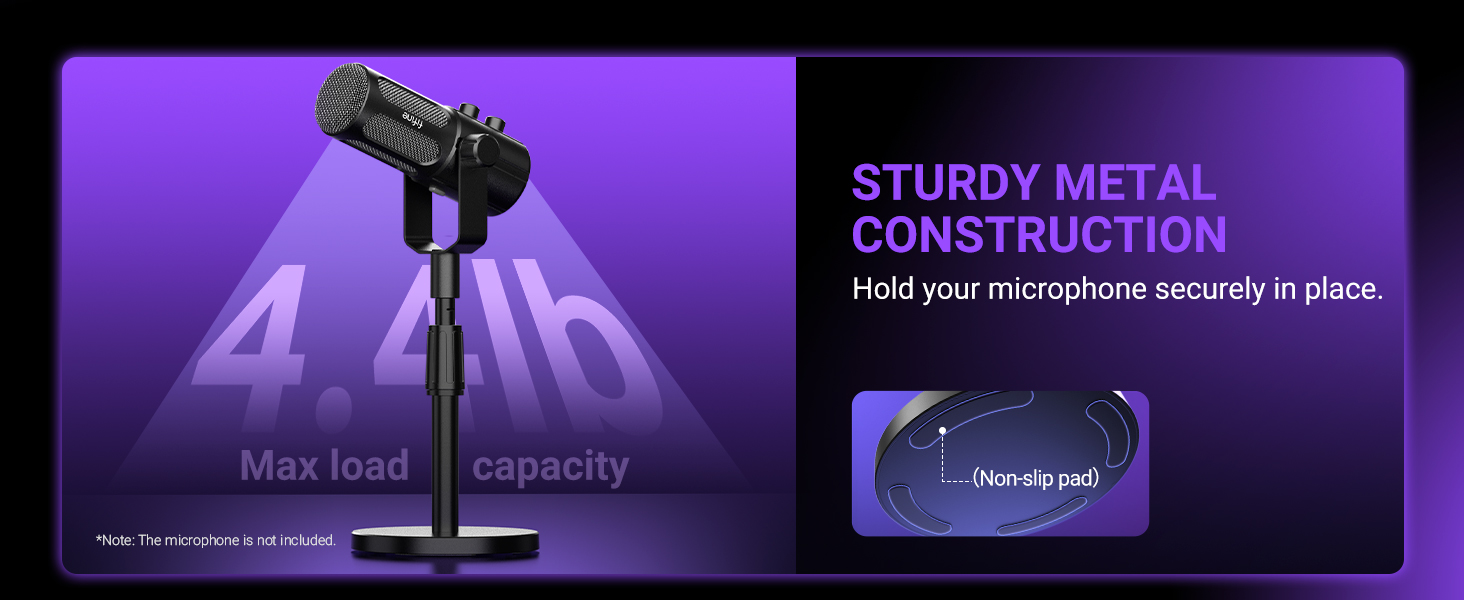 sturdy metal construction