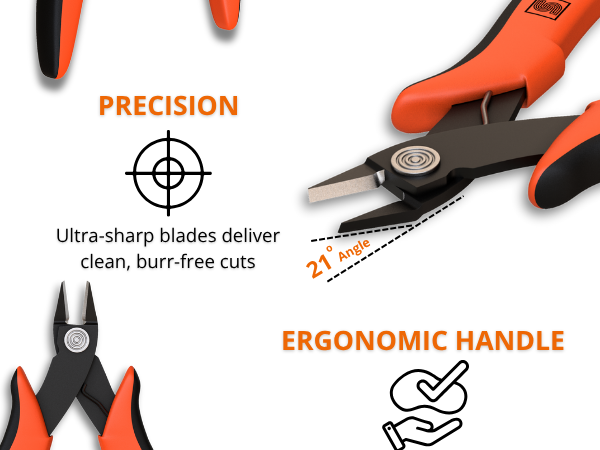 flush micro cutters jewelry making model tools precision trimming maintenance toolkit connectors UPC
