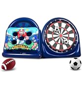 6FT Giant Inflatable Football Toss/Soccer Dart Board, 2-Sided Outdoor Game | Inflatable carnival ...