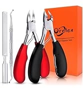 Orelex Toenail Clippers for Seniors Thick Toenails, Podiatrist Toenail Nipper, Professional Nail ...