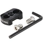 NICEYRIG Rosette Mount Adapter for ARRI Standard M6 X 1.0 for Camera Cage Rosette Side Handgrip -...