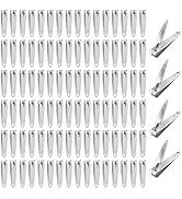HOFASON 100 Pcs Nail Clippers Bulk for Men Women Adult, Professional Stainless Steel Fingernail &...