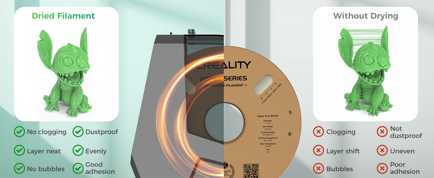 creality filament dryer 3d printer filament dryer box creality official space pi filament dryer