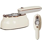 Portable Ironing Machine, Foldable Wet Dry Dual-Purpose Large Panel Steam Iron, 180 ° Rotating Ha...