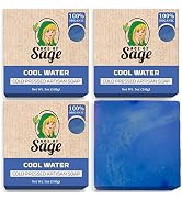 Age of Sage Natural Bar Soap Gift Set for Men - Vegan Bath Handmade Cold Process Artisan Soap wit...