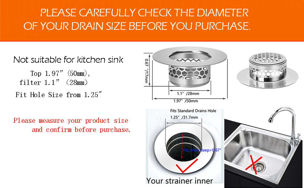 Bathroom Sink Strainer