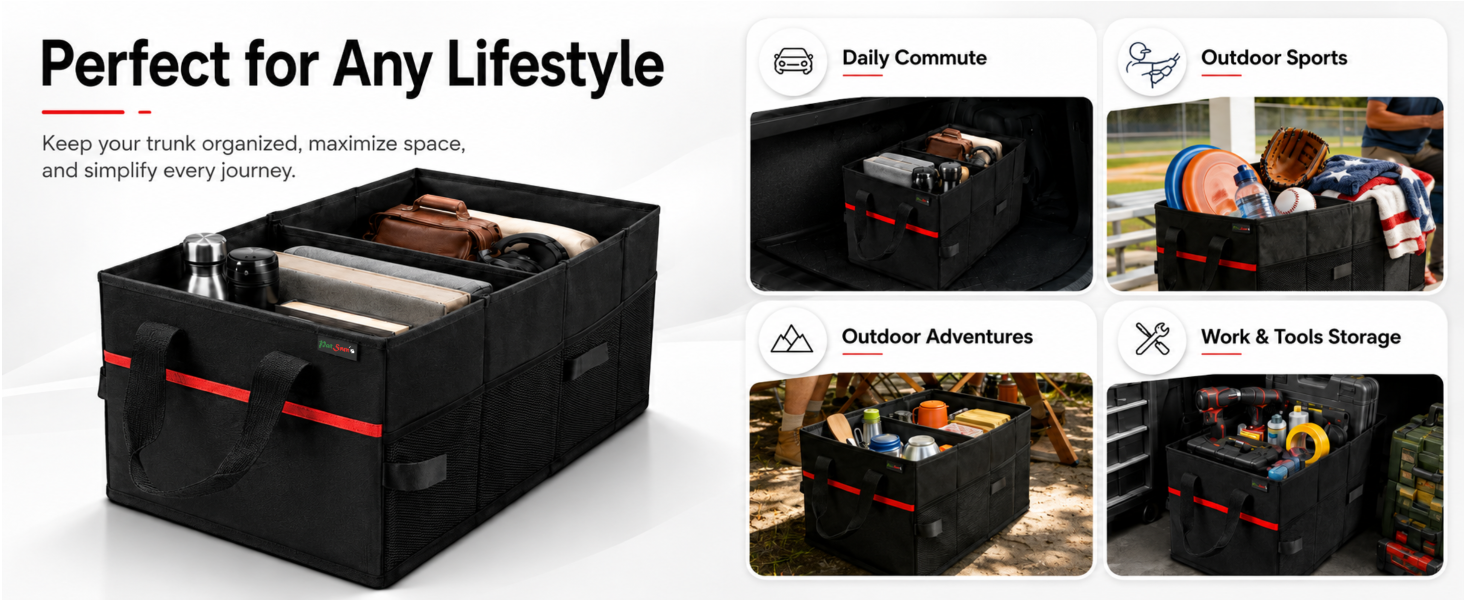 car grocery organizer foldable
