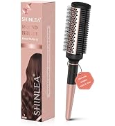 Round Brush for Blow Out, Upgraded 2 in 1 Ceramic Round Hair Brush for Blow Drying, Styling, Stra...