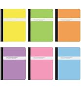 Oxford Poly Composition Notebooks, 6 Pack, College Ruled Paper, 9-3/4 x 7-1/2 Inches, 100 Sheets,...