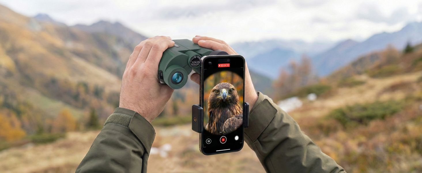 Universal Smartphone Adapter for binoculars bird watching photography.
