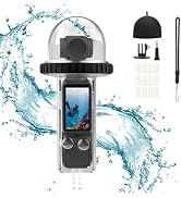 HAFOKO 40M (131ft) Osmo Pocket 3 Underwater Dive Case Housing Protective Housing Shell for DJI Os...