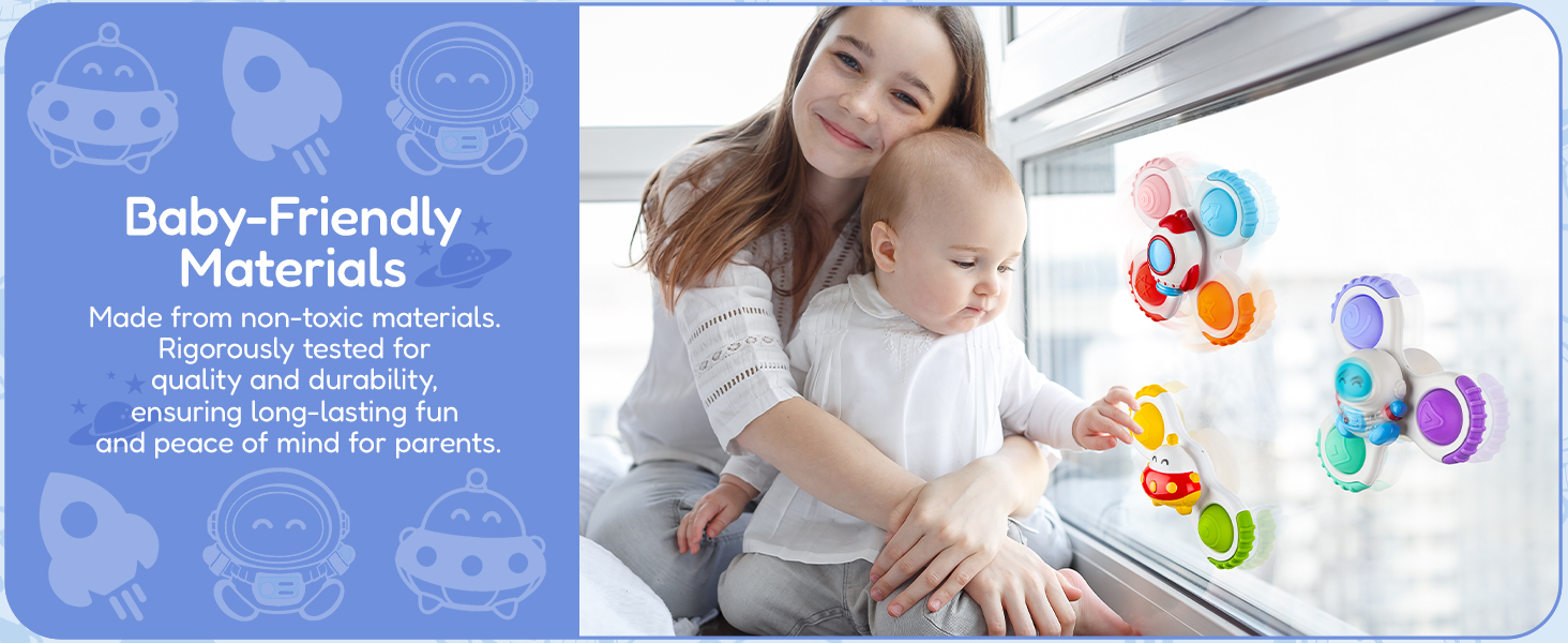 Suction Cup Spinner Toys