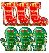 Christmas Hand & Foot Mask Gifts, Hydrating Foot Mask for Dry Cracked Feet | Foot Peeling Mask, H...
