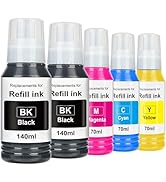 PROSWIFT Replacement for Epson 502 Ink Refill Bottles Remanufactured for Ink for EcoTank ET-3850 ...