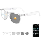 AI Smart Glasses, Bluetooth 6.0 Real-Time Translation Glasses for Men Women with 164 Languages & ...