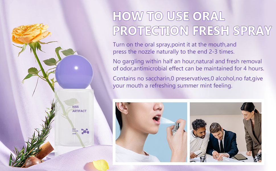 2Pcs Probiotic Oral Spray for Long-Lasting Freshness
