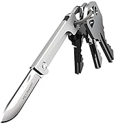 KeySmart Mini Knife - Keychain Pocket Knife, Compact Folding Box Cutter with Stainless Steel, Add...