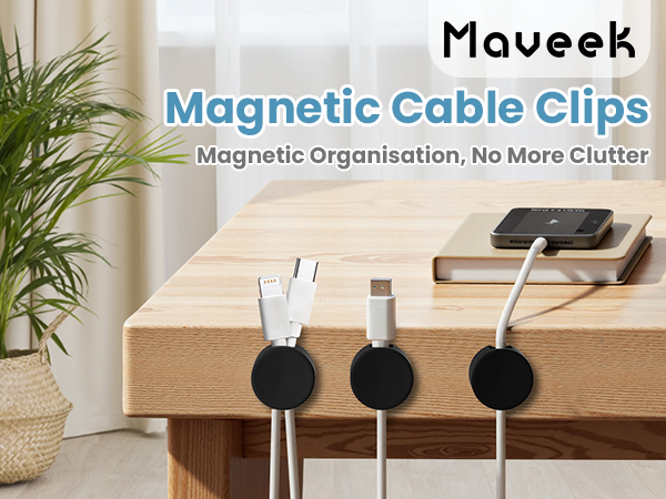magnet cable holder under desk