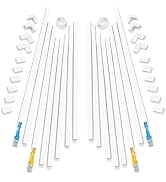250in Cord Hider, One-Line Cable Hider, Yecaye Small Cord Covers for Wires on Wall System, Cable ...