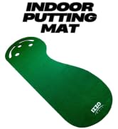 IZZO Golf 3' x 9' Three-Hole Putting Mat - Indoor Putting Training Aid