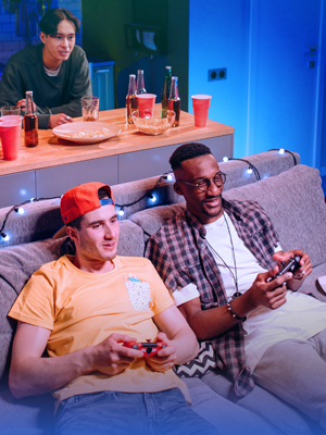 Gaming Soundbar with Virtual Surround Sound