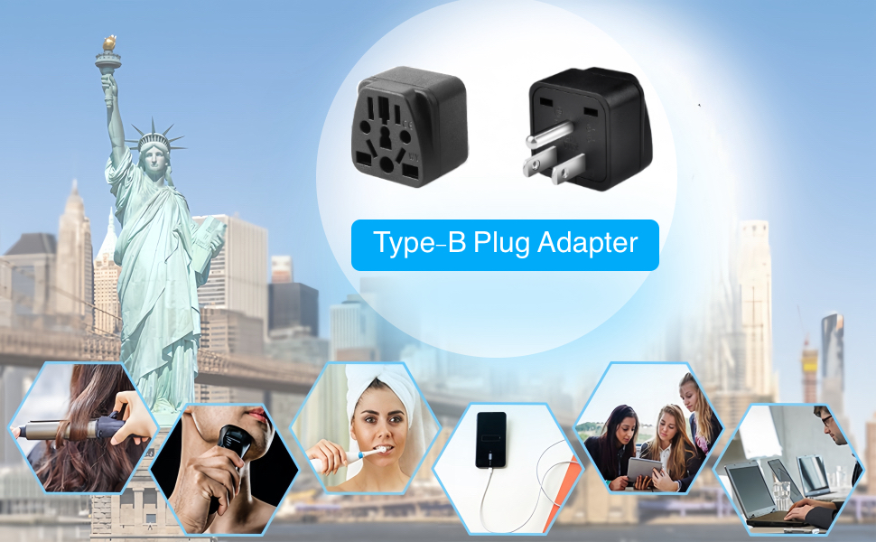 charger for phone tablets ipad shaver speaker laptop smart hair dryer razor toothbrush US