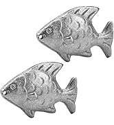 Daxiongmao 2 Pack Iron Fish Cooking Tools, Kitchen Cooking Tools, Natural Iron Supplement Substit...