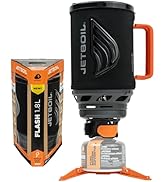 Jetboil Flash Portable Fast Boil Stove for Camping and Backpacking with 1-Step Auto Ignition, Pro...