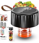 Electric Mason Jar Vacuum Sealer Kit for Food with Visible Water Tank, 65KPA Powerful Suction Han...