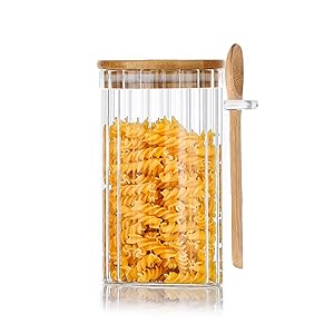 Glass jar with Spoon
