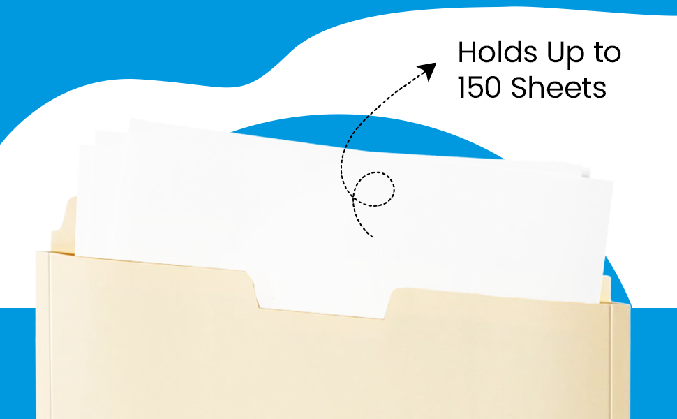 Letter Size Expanding File Folder Pocket