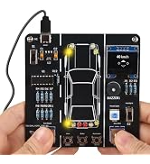 MIOYOOW DIY Car Driving Simulation Soldering Practice Kit, Electronics Project Car Driver Simulat...