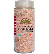 Himalayan Chef Himalayan Pink Salt, Coarse Salt, Grain, Glass Jar-17.5oz, 1.09 Pound (Pack of 1) ...