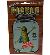 Hickoryville Dress Up Pickle - Reusable Cling Stickers