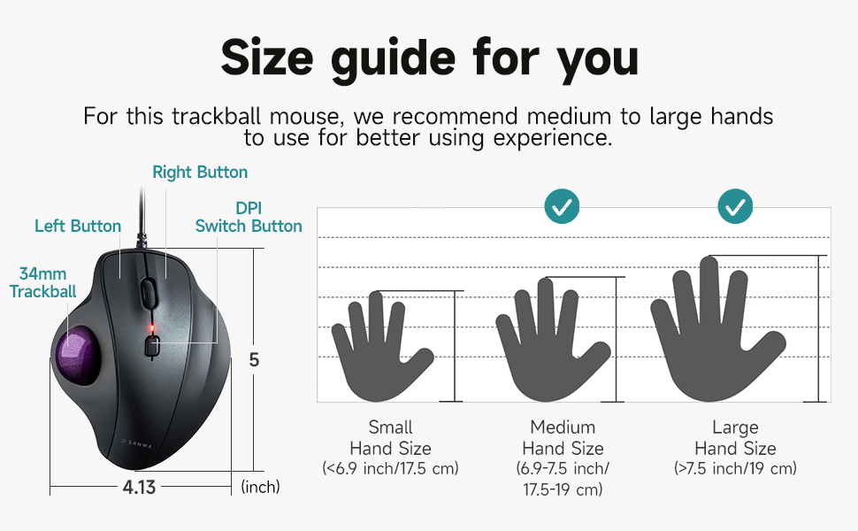 computer mouse trackball wired