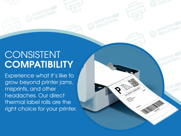 Consistent Compatibility: Grow beyond misprints, our direct thermal label rolls are the right choice