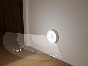 indoor motion sensor puck light
