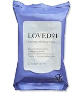 Loved01 Face & Body Cleansing Wipes, John Legend Skincare, Oil Free, No Rinse, Green Tea Extract,...