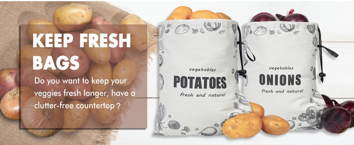 potatoes in a bag