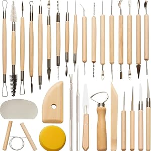 +clay +tools +sculpting