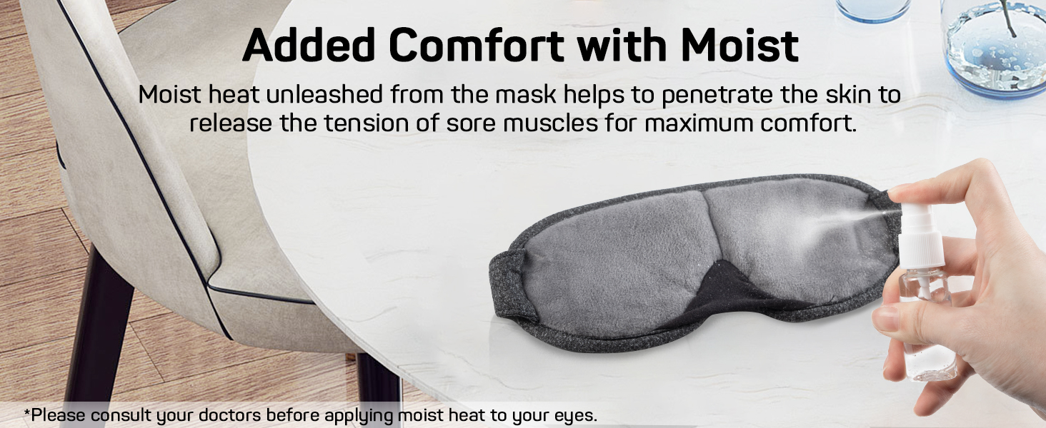 heated eye mask