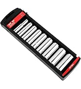 MAXPOWER 3/8-Inch Drive Deep Socket Set, SAE / Inch, 9 Pieces, 6 Point Socket Set, 3/8", 7/16", 1...