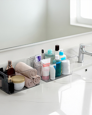 clear pantry storage bins