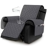 H.VERSAILTEX 100% Waterproof Recliner Chair Covers, Recliner Covers Non-Slip Stay in Place, Thick...